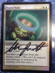 Runed Halo - Foil Autographed